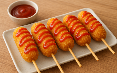 Irresistibly Crispy and Cheesy: The Korean Rice Dog Street Food Sensation