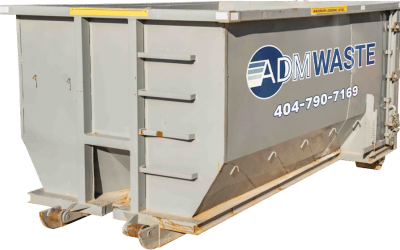 Easy Cleanouts with 15-yard roll-off dumpster rental in McDonough, GA, for every home project