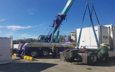 Towing a Pickup Truck With a Locked Transfer Case